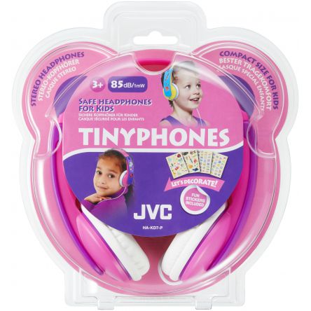 JVC - Casque d'écoute Sans-Fil pour Enfants, Bluetooth 5.0, Limiteur de  Volume Sécuritaire, Rose 