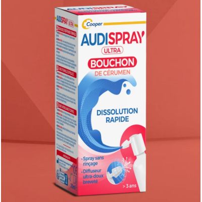 AUDISPRAY ULTRA action curative, élimine les bouchons