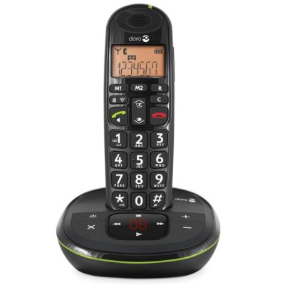 Téléphone sans fil avec répondeur Phone Easy 105wr DORO Noir